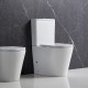 670x360x850mm Bathroom Whirlpool Ultra Quiet Comfort Height Ceramic Rimless Toilet Suite White